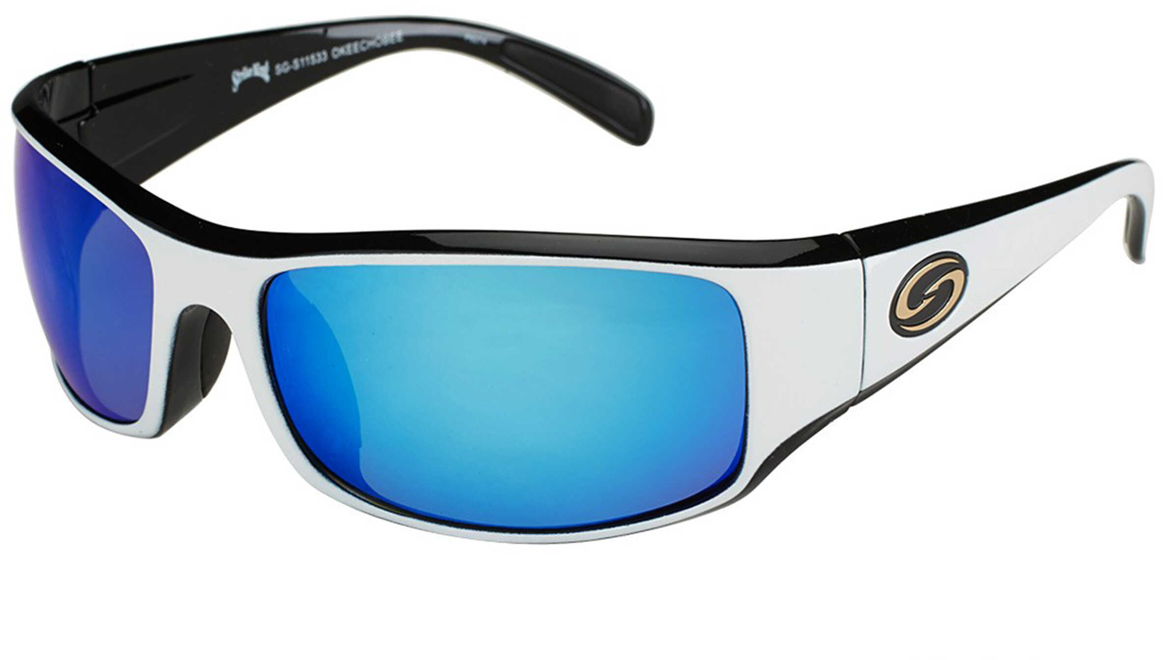 Strike King Polarized Sunglass S11 Okeechobee Shiney Wht/Blk