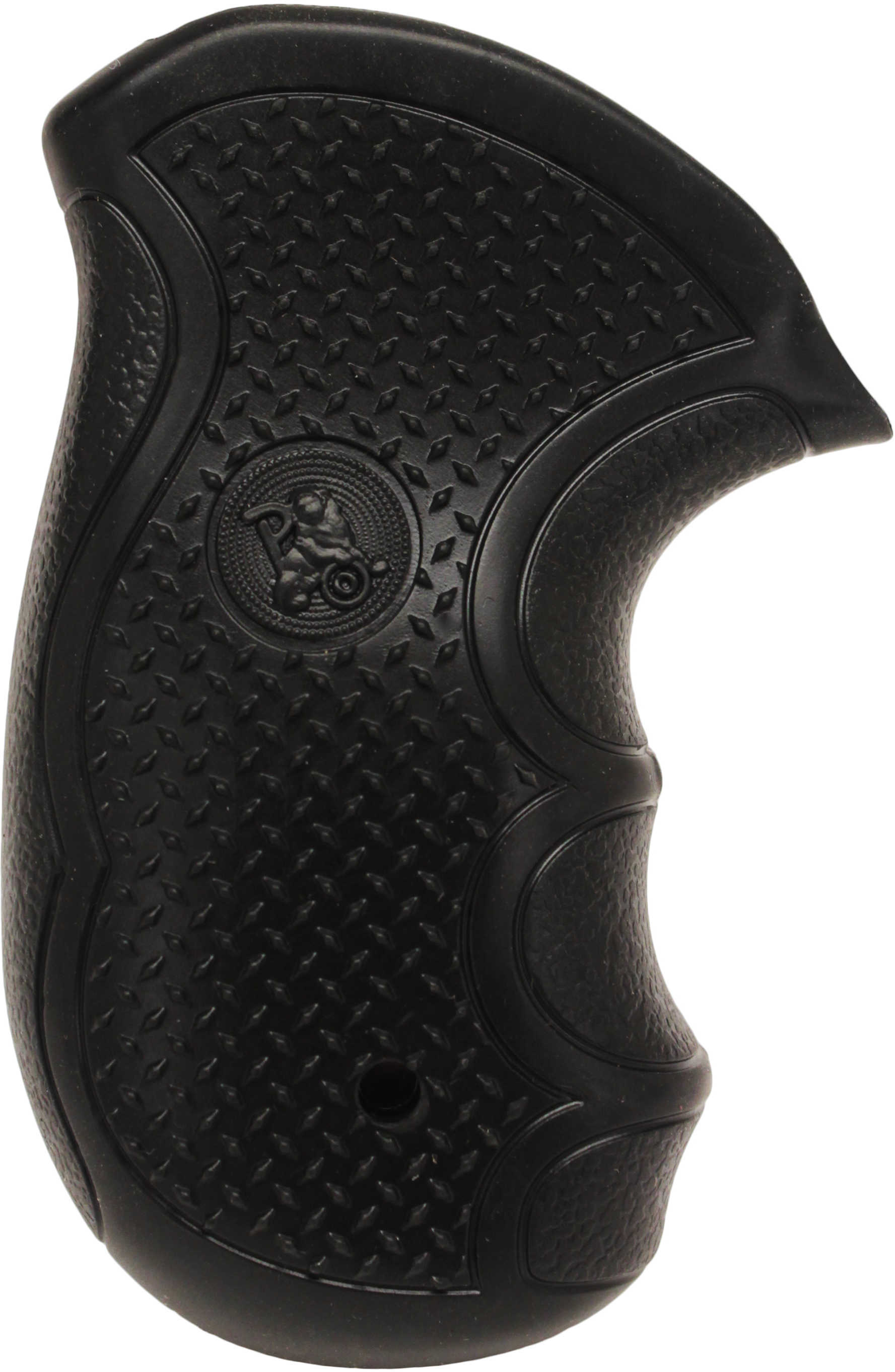 Lyman 02478 Diamond Pro Revolver Grips S&W J Frame Round Butt Black Rubber