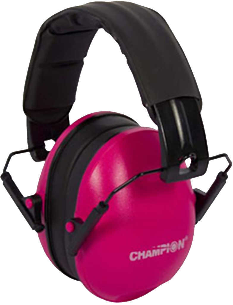 Champion Traps & Targets Slim Passive Earmuffs Pink 40972