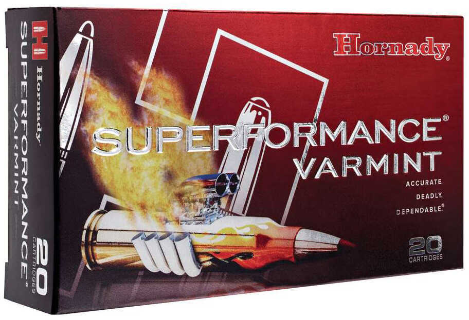 Hornady Superformance Rifle Ammunition .22-250 Rem 50 Gr V-Max 4000 Fps - 20/Box