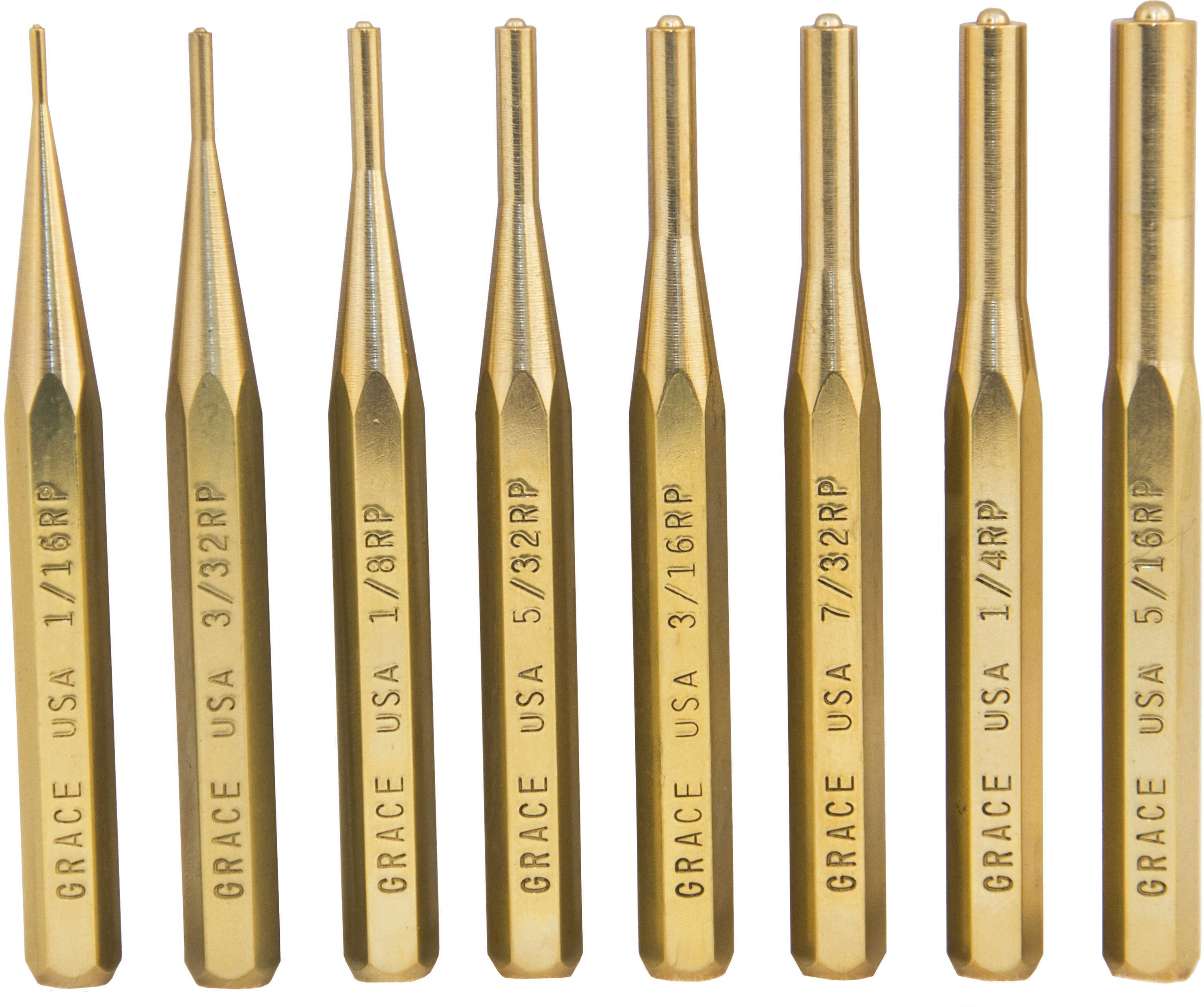 Grace USA Brass Punch Set