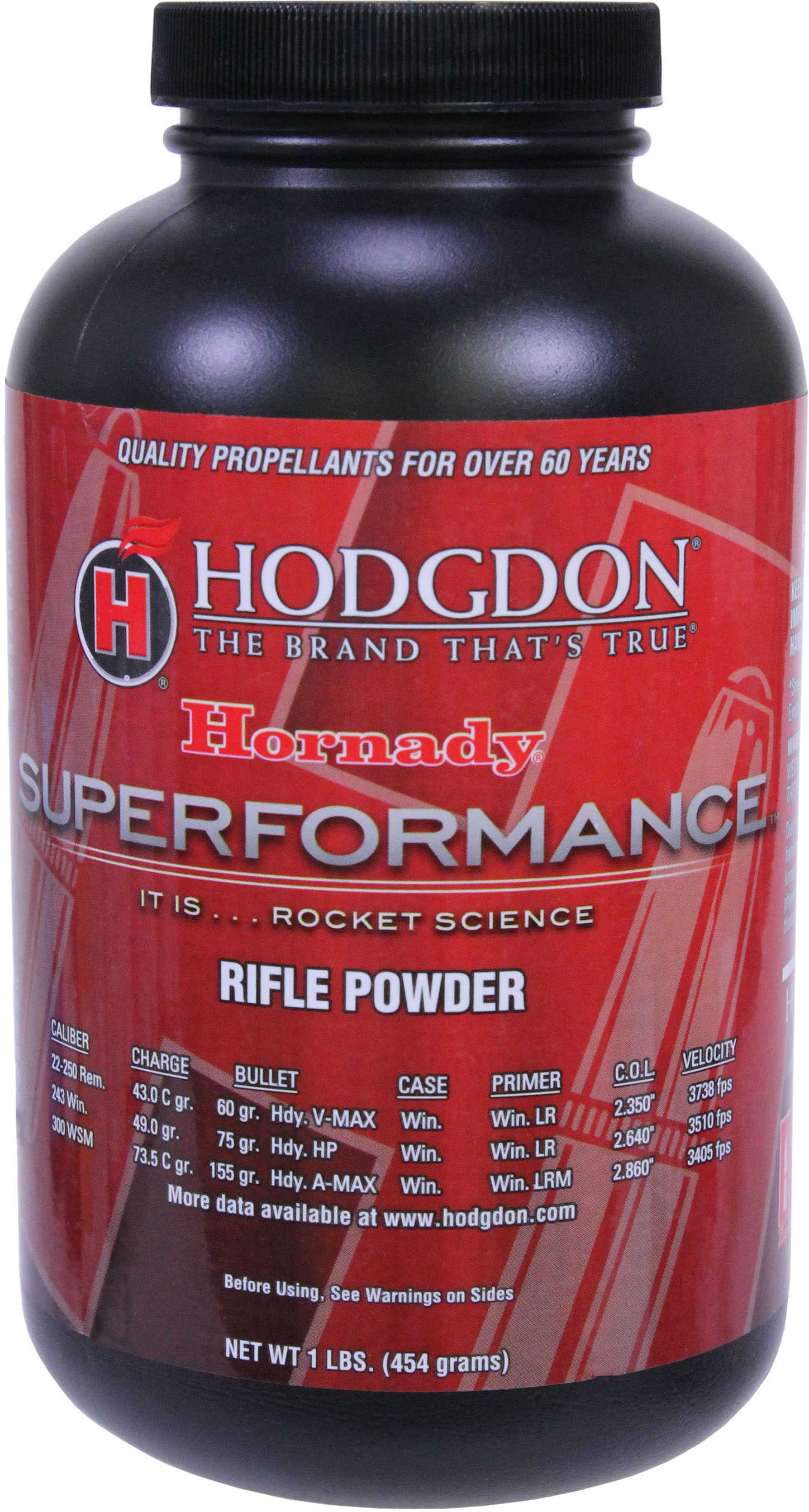 Hodgdon Superformance Smokeless Powder 1 Lb