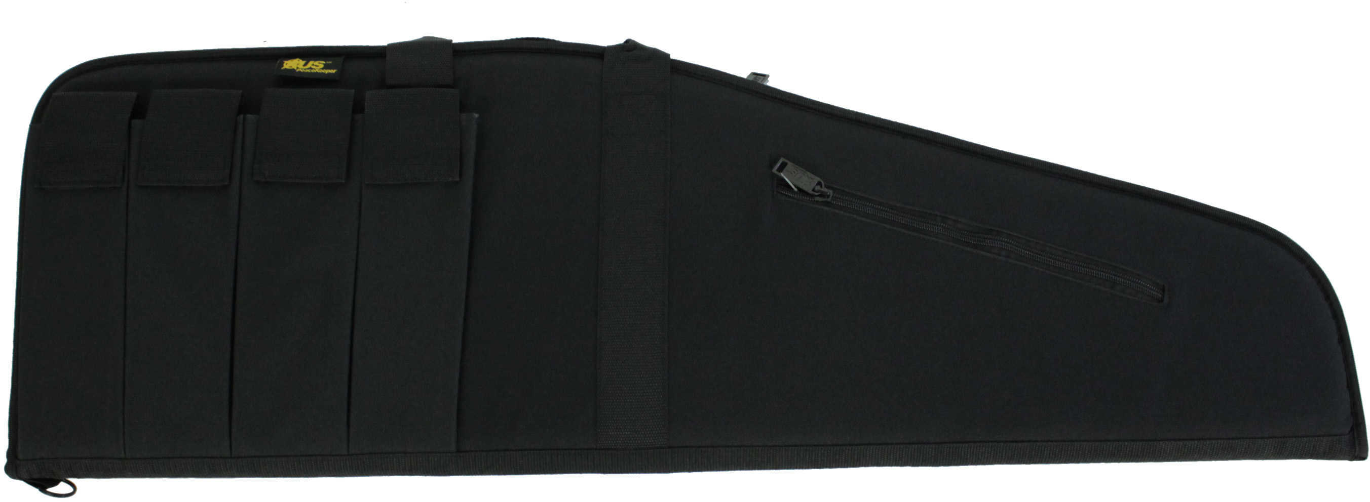 US PEACEKEEPER 40" MSR Case Bl 4 Mag Pouches 600 Denier Black