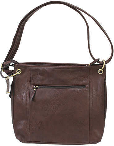 Bulldog BDP039 Cross Body Purse Shoulder Most Small Pistols/Revolvers Leather Brown