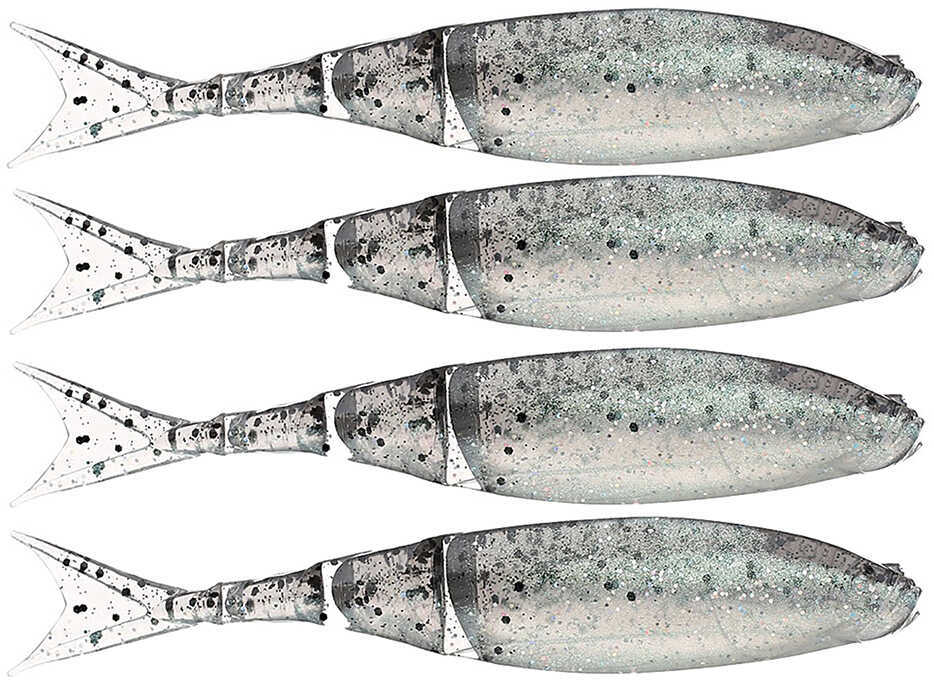 Z-Man RaZor ShadZ 4.5-Inch Bait Bad 4-Pack Md: RSHAD45-259PK4