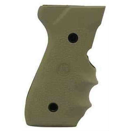 Hogue 92003 Beretta 92/96 Series Rubber Grip W/Finger Grooves Desert Tan