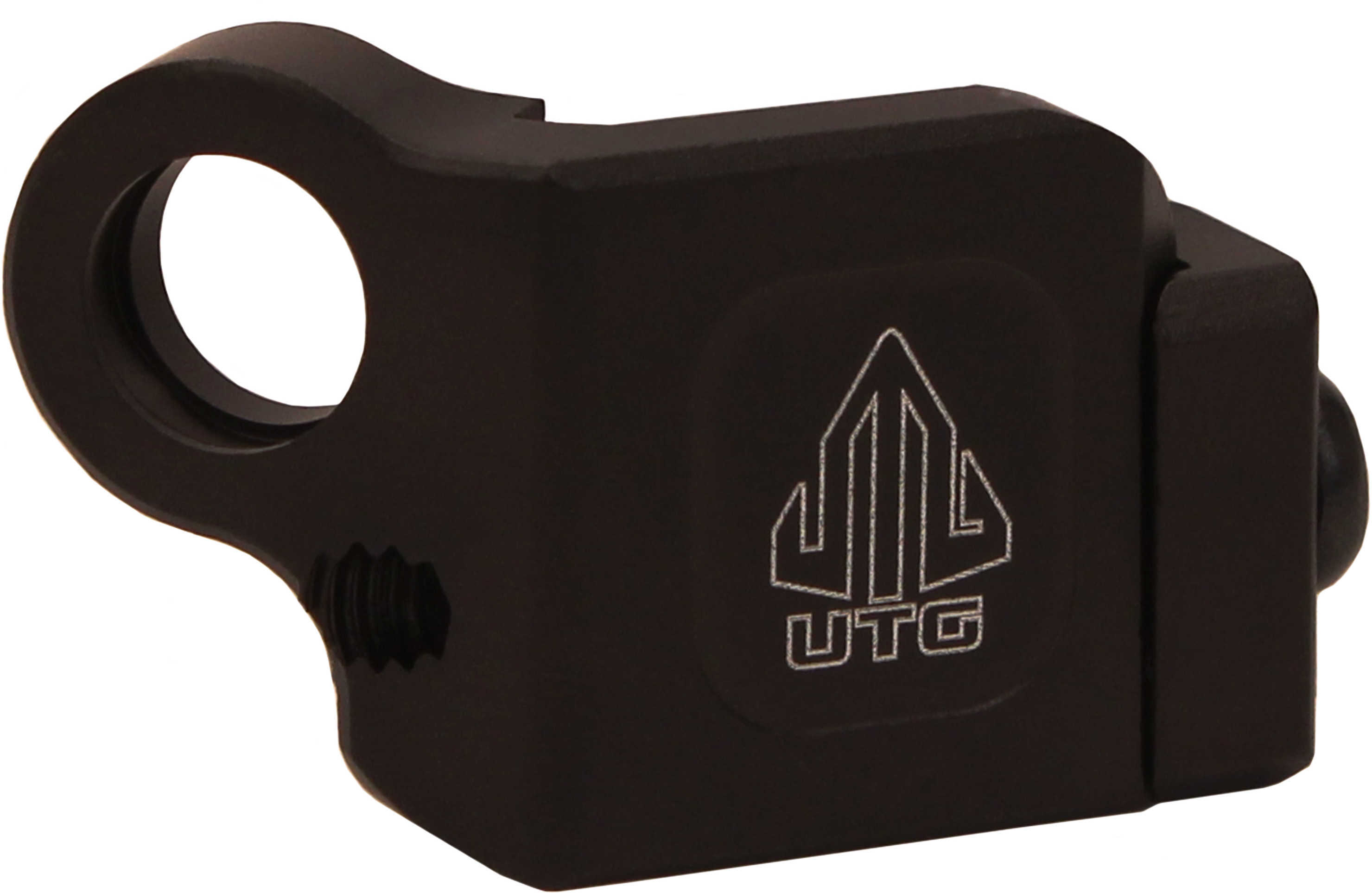 UTG Tl-SWPM01 Angled QD Sling Swivel Adaptor Black Aluminum