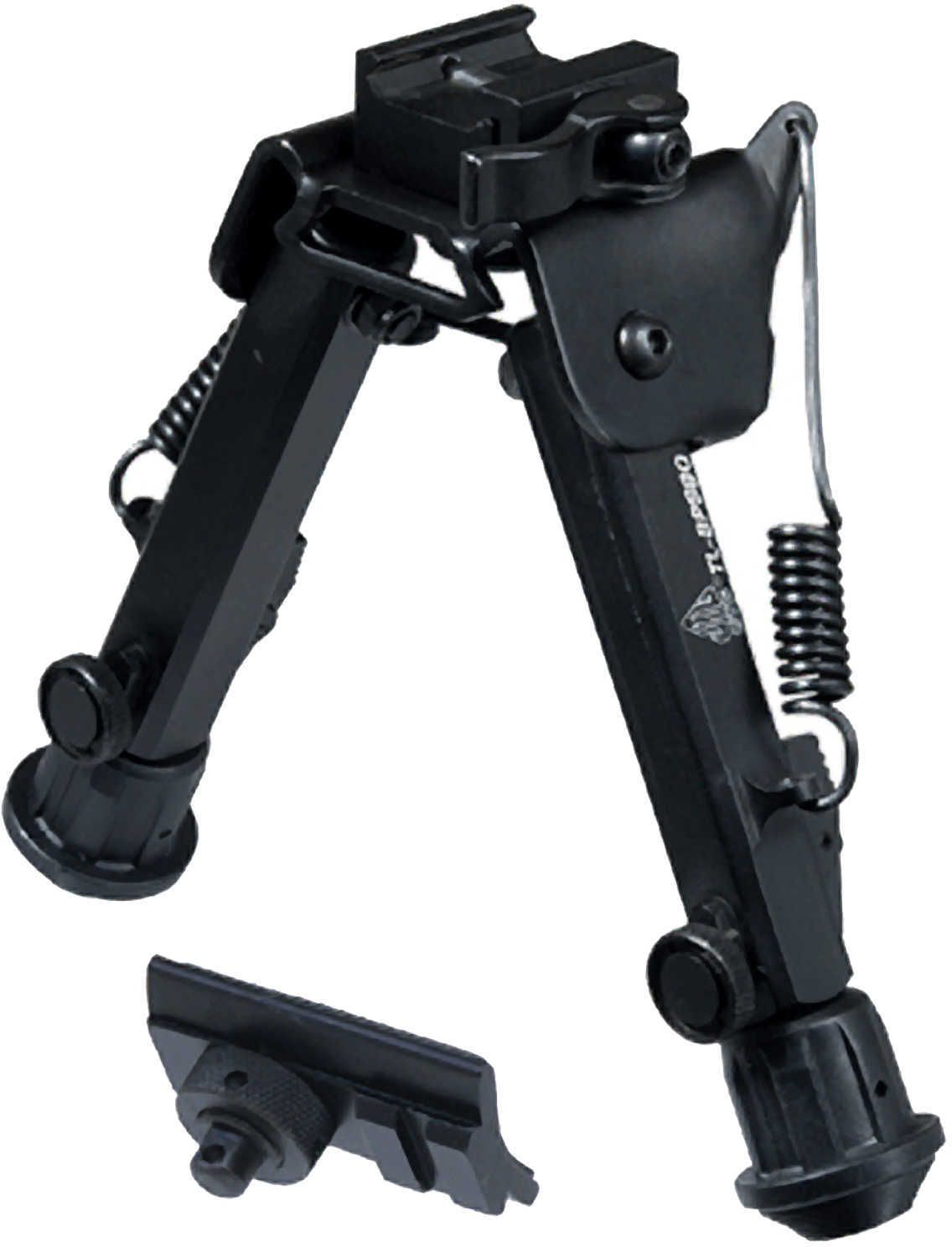 Leapers Inc. - UTG Super Duty Bipod Fits Picatinny or Weaver Rail 6" - 8.5" with QD Lever Mount Black TL-BP98Q