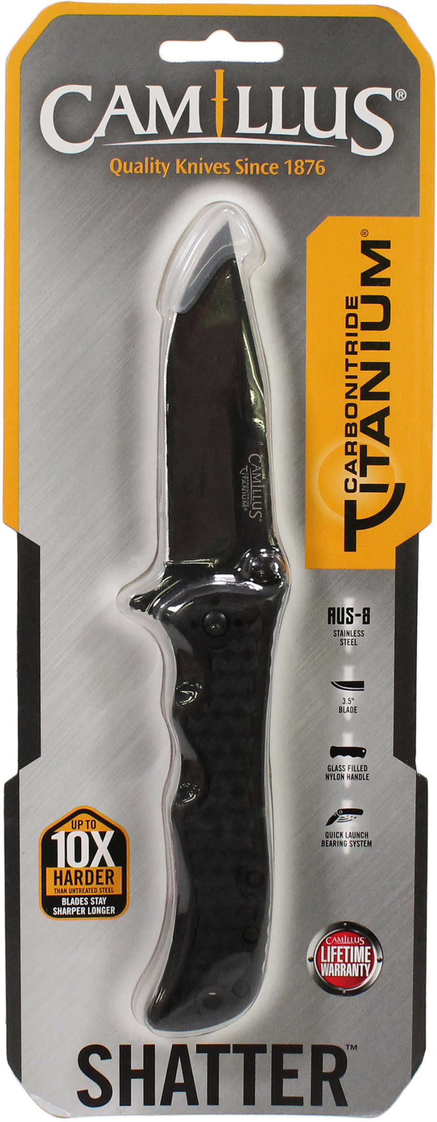 Camillus Shatter 8 inch Folding Knife 3 Blade