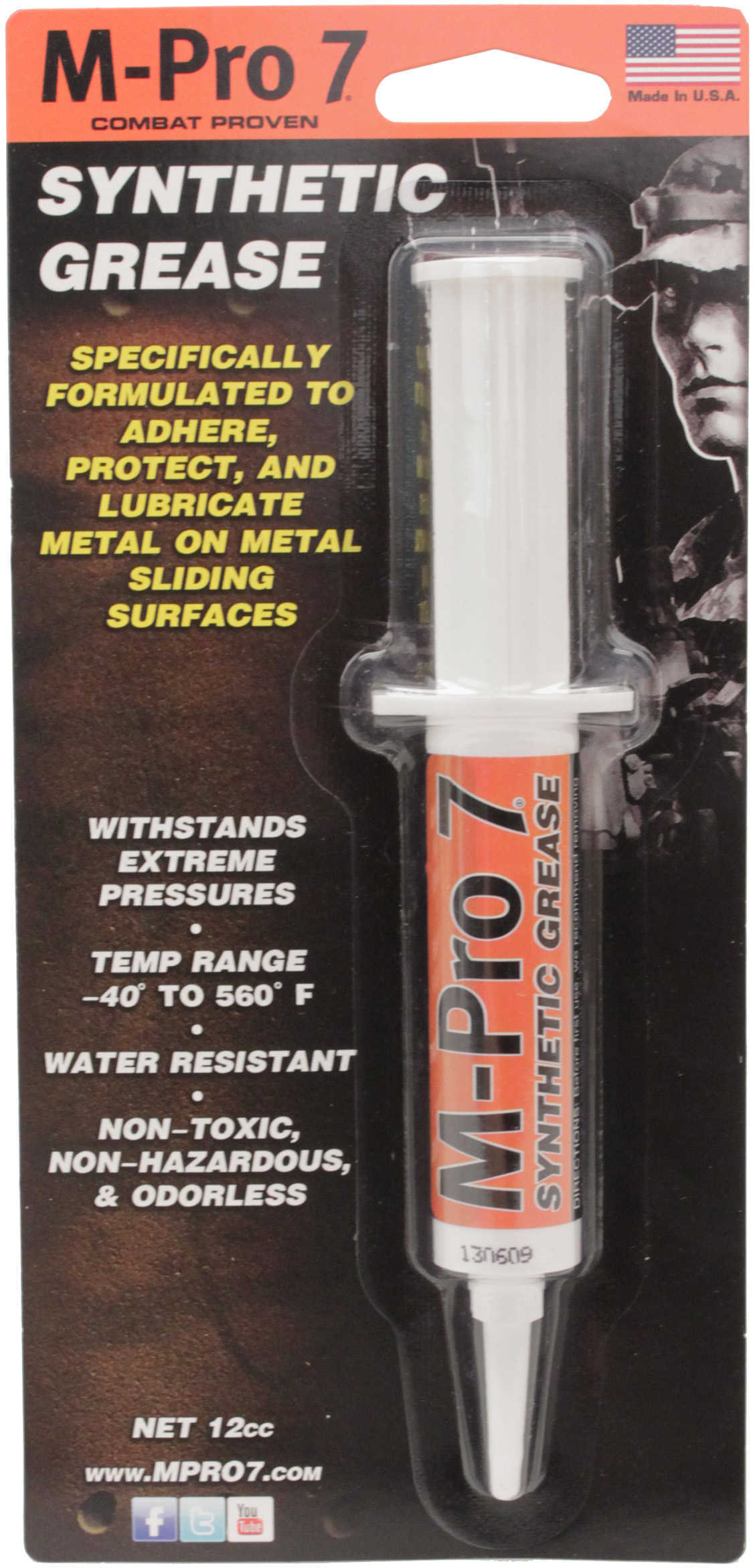 M-PRO 7 Synthetic Grease 0.5 oz. Syringe 070-1356