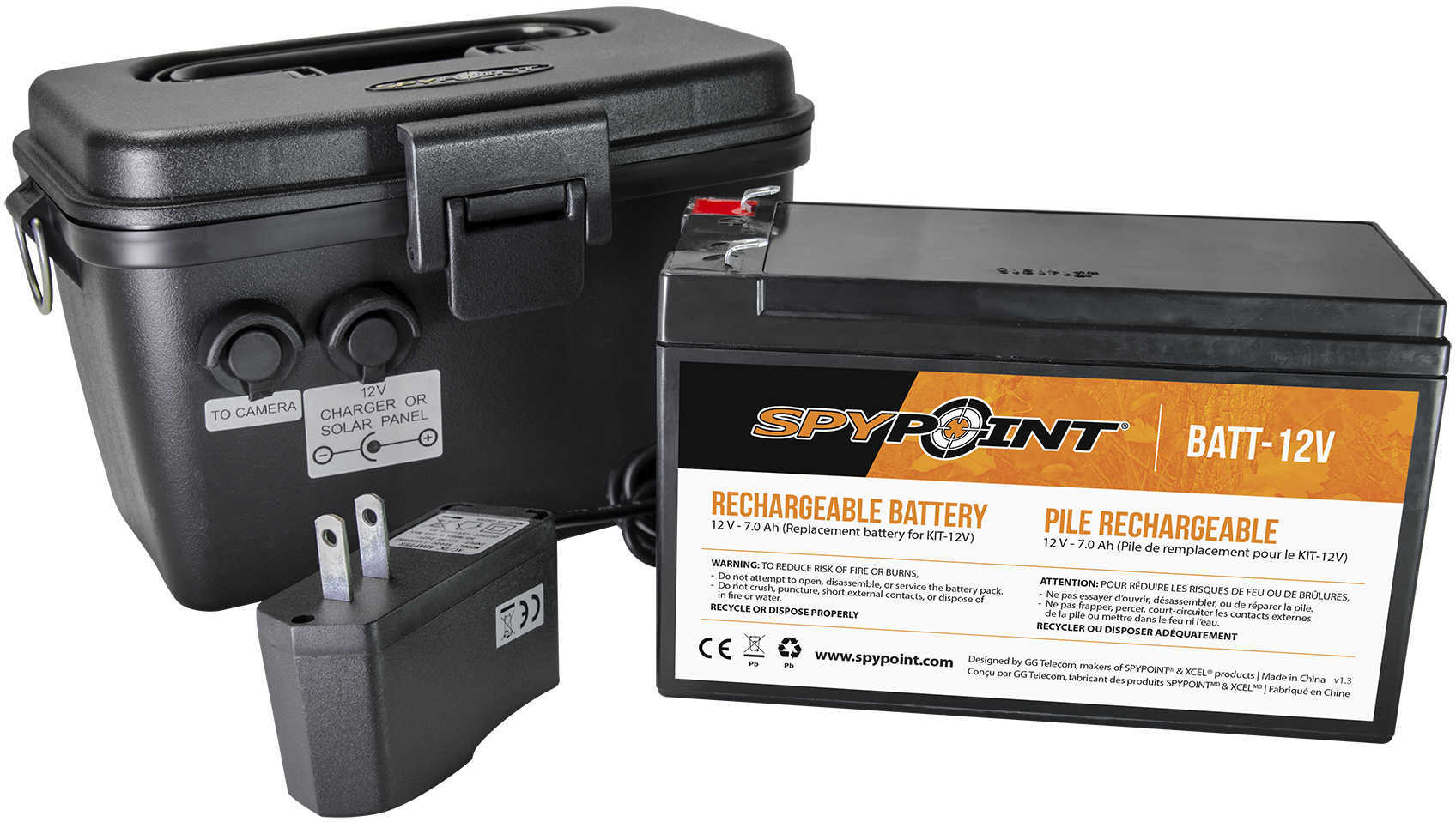 SPYPOINT BATTERY KIT 12V RECHARGEABLE Model: 05560