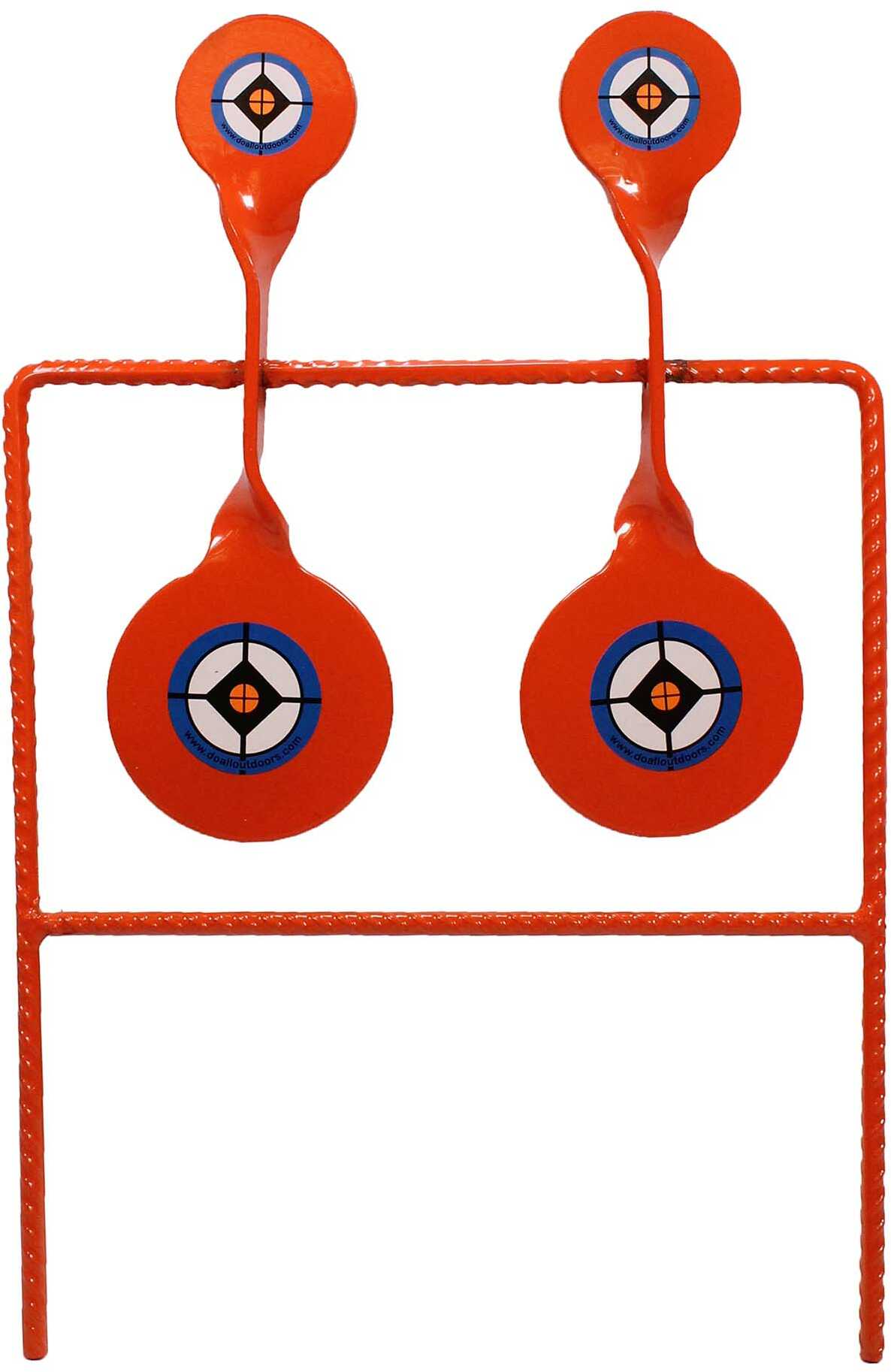 Do-All Steel Target Reactive .22 Double Spinner Rebar