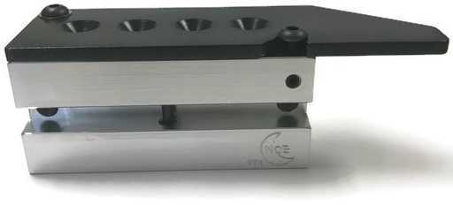 Bullet Mold 4 Cavity Aluminum .360 caliber Gas Check 294gr with Round Nose profile type. Designed for the 358