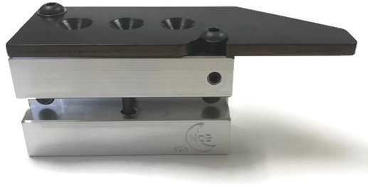 Bullet Mold 3 Cavity Aluminum .360 caliber Plain Base 249gr with Round Nose profile type. Designed for the 35