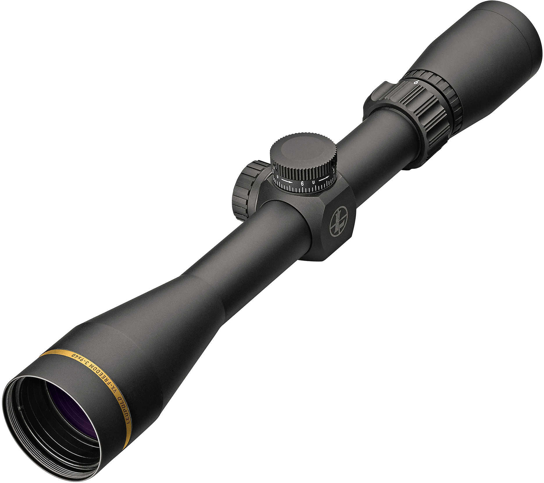 Leupold 174182 VX-Freedom 3-9x40mm Obj 33.70-13.60 ft @ 100 yds FOV 1" Tube Black Matte Finish Duplex (SFP)