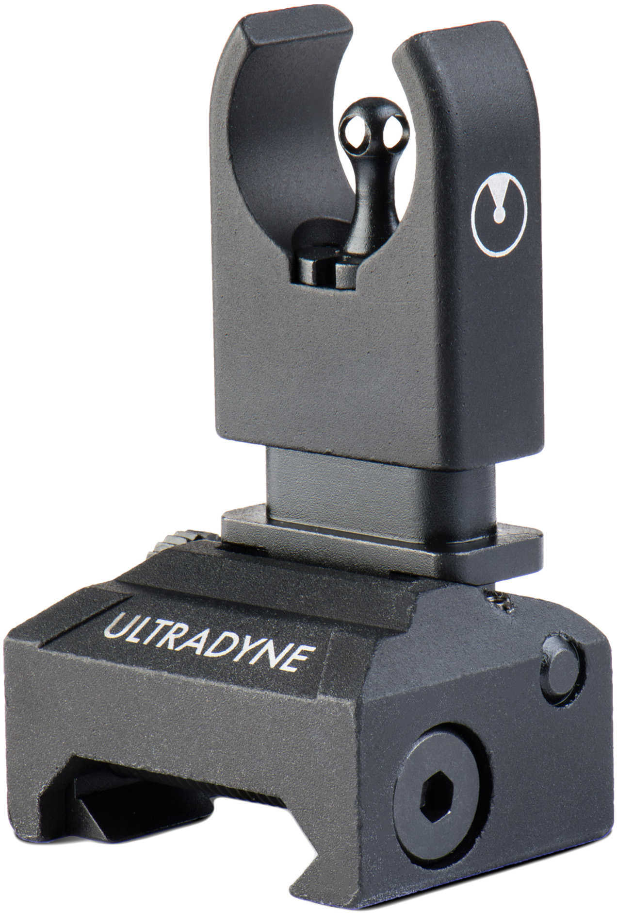 Ultradyne USA C4 Folding Front Sight Fits Picatinny Rails Black 2.2 oz. 4140 CrMo Steel UD10440