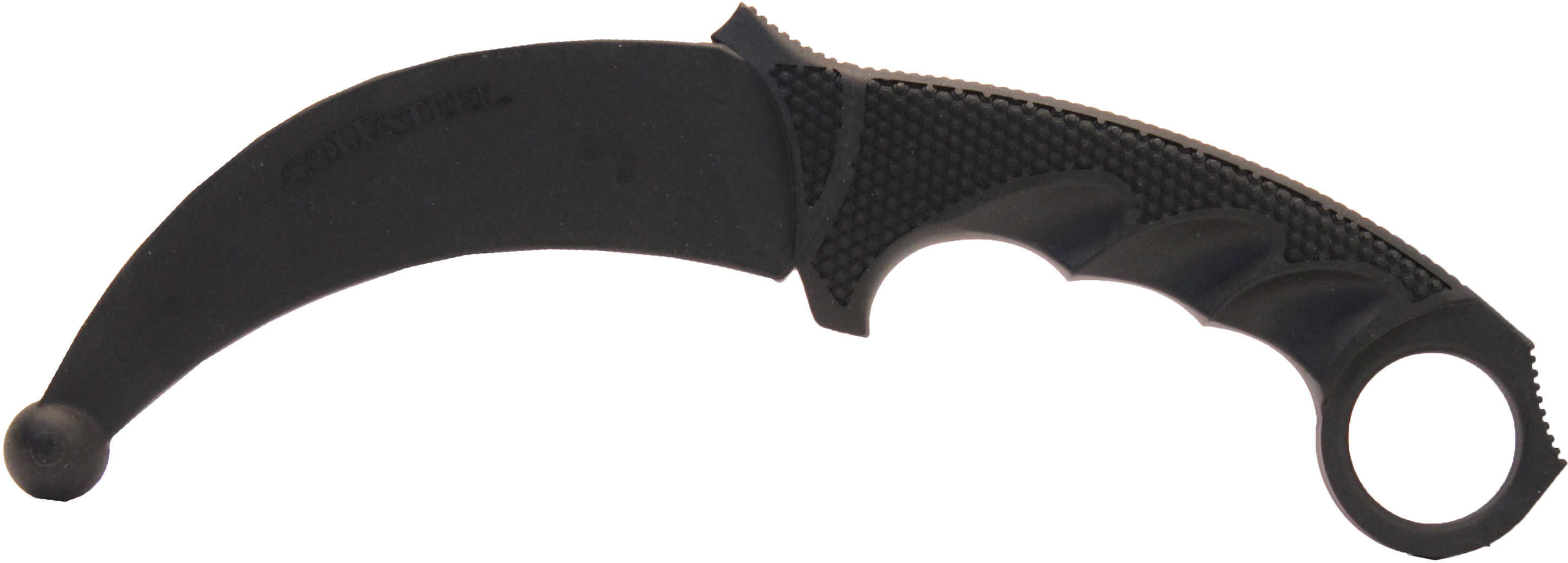 Cold Steel Cs-92R49 Trainer Karambit 4" Fixed Plain Rubber Blade Black Synthetic Handle