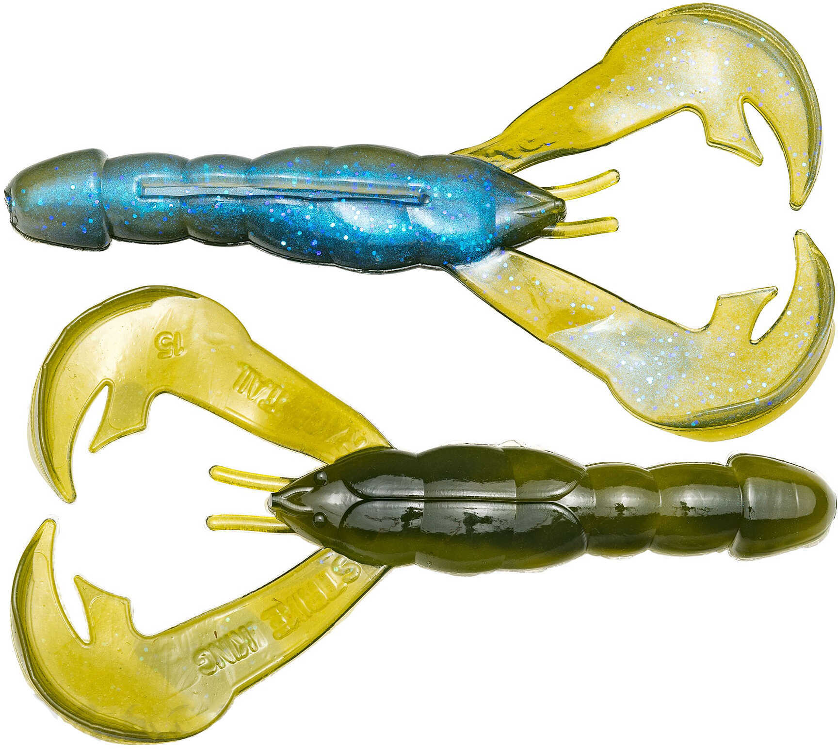 KING RAGE TAIL CRAW 4in 7bg MOON JUICE Model: RGCRW-850