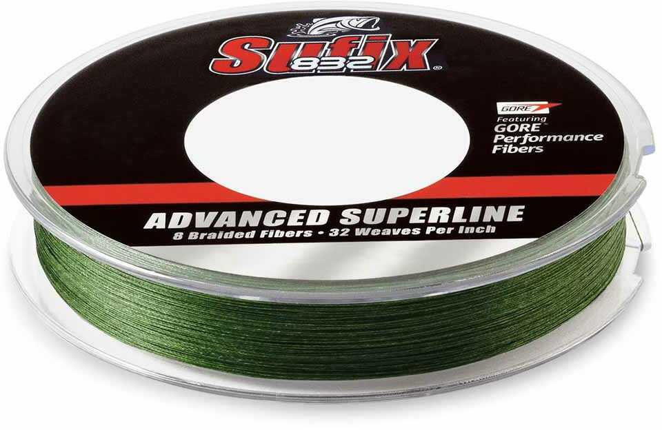 Sufix 832&reg; Advanced Superline&reg; Braid - 30lb - Low-Vis Green - 300 yds