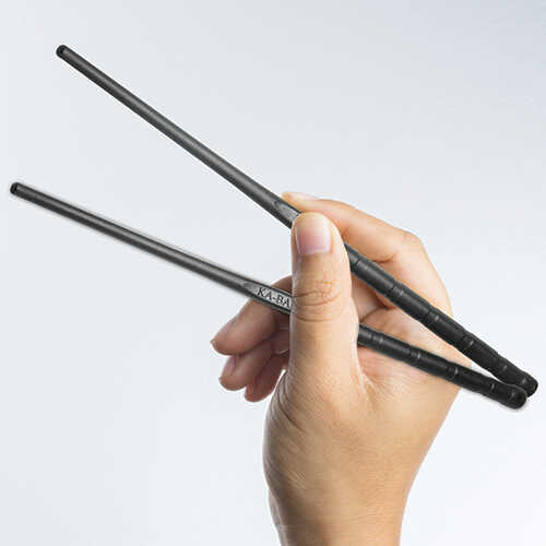 KABAR Chopsticks Black 9.5" Grilamid Are Sold As Four Pack Providing Two Sets Of American-Made Dishwasher