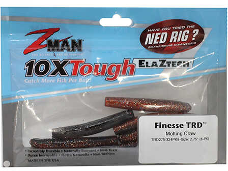 ZMAN FINESSE TRD 2.75" 8PK MOLT CRW