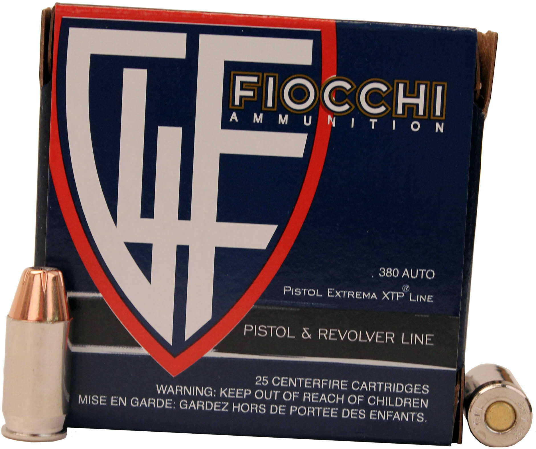 FIOCCHI 380 AUTO 90GR XTPHP 25/BX