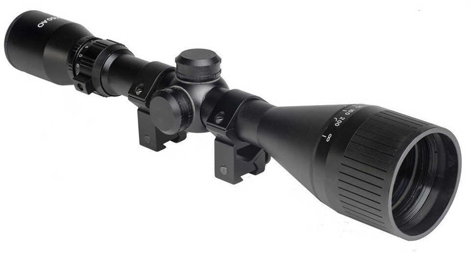 HATSAN Optima 3-12X50 AO Airgun Scope W/Rings & Caps