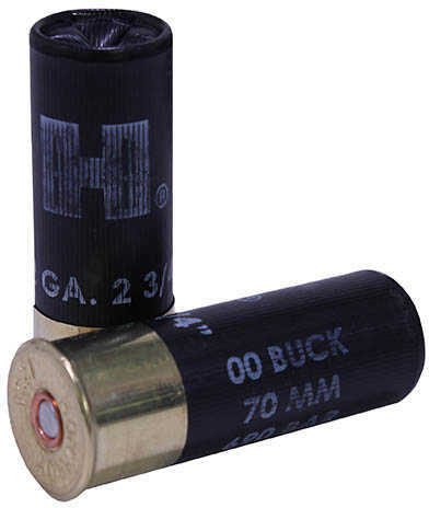 Hornady Black 12 Gauge Shotshell 00 Buckshot 10 Shells Per Box Shotgun Ammunition