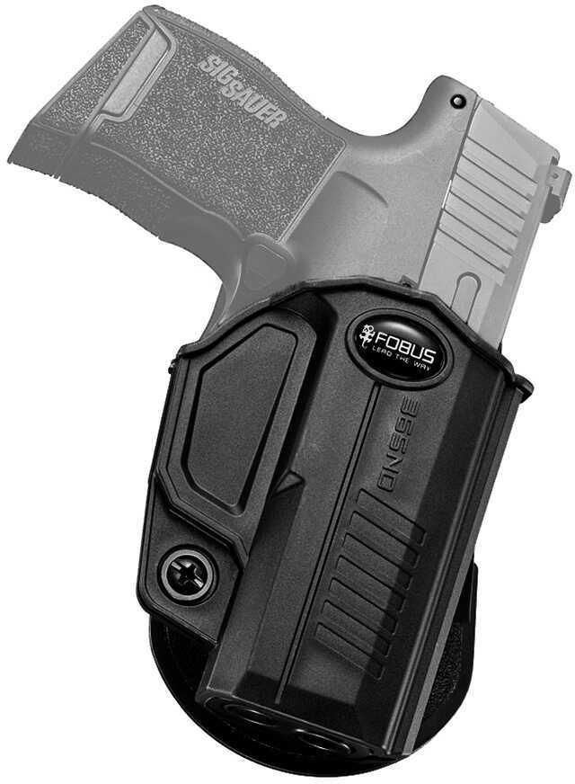 Fobus Evolution E2 Paddle Holster Fits Sig Sauer P365 Right Hand Kydex Black Finish 365ND