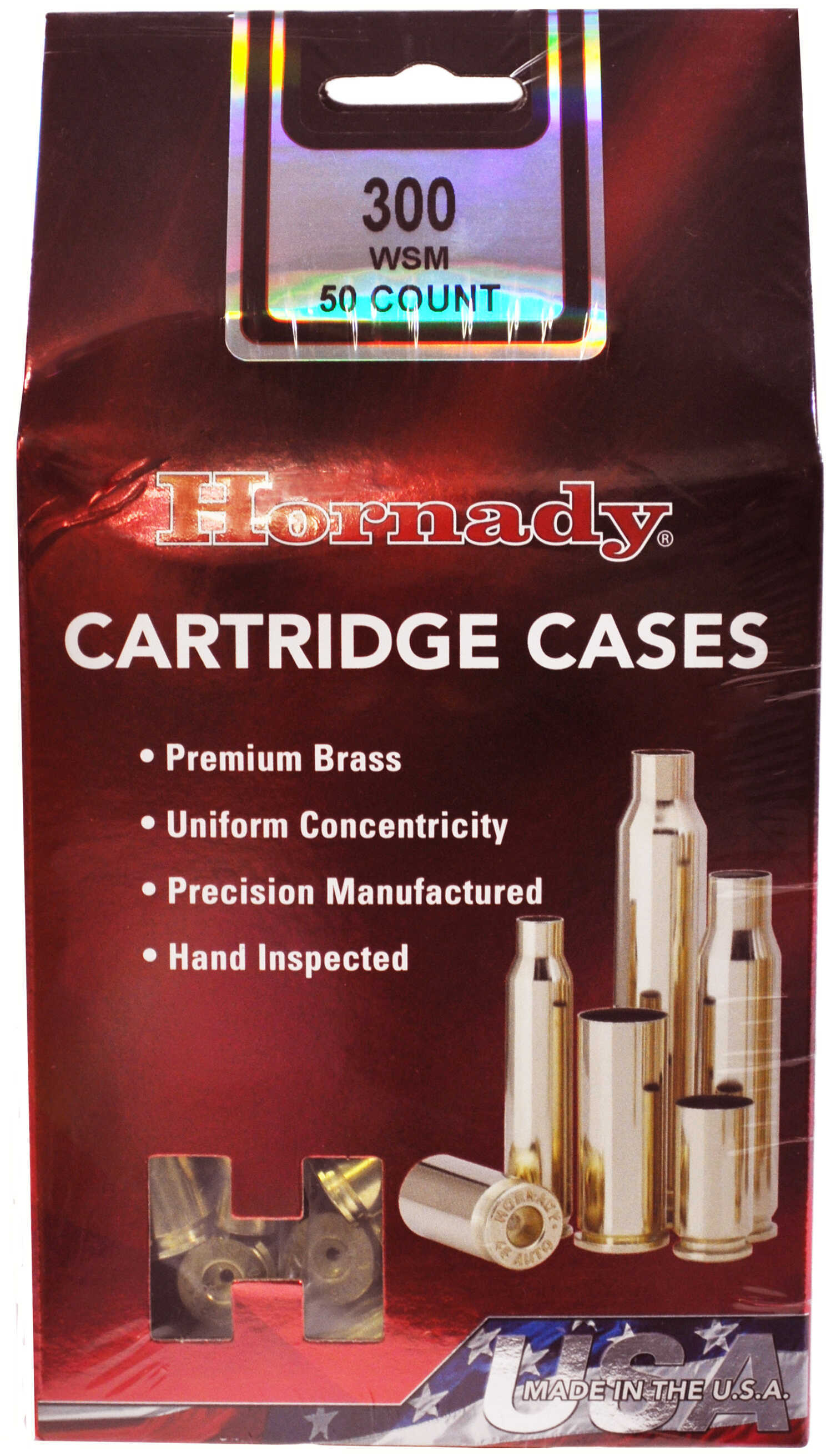 Hornady Brass 300WSM Unprimed 50/5