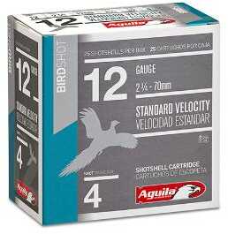 12 Gauge 2-3/4" Lead 7-1/2  1-1/8 oz 250 Rounds Aguila Shotgun Ammunition