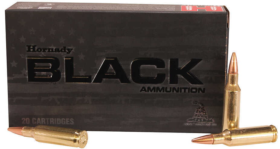 Hornady Black Rifle Ammunition .224 Valkyrie 75Gr BTHP 3000 Fps 20/ct