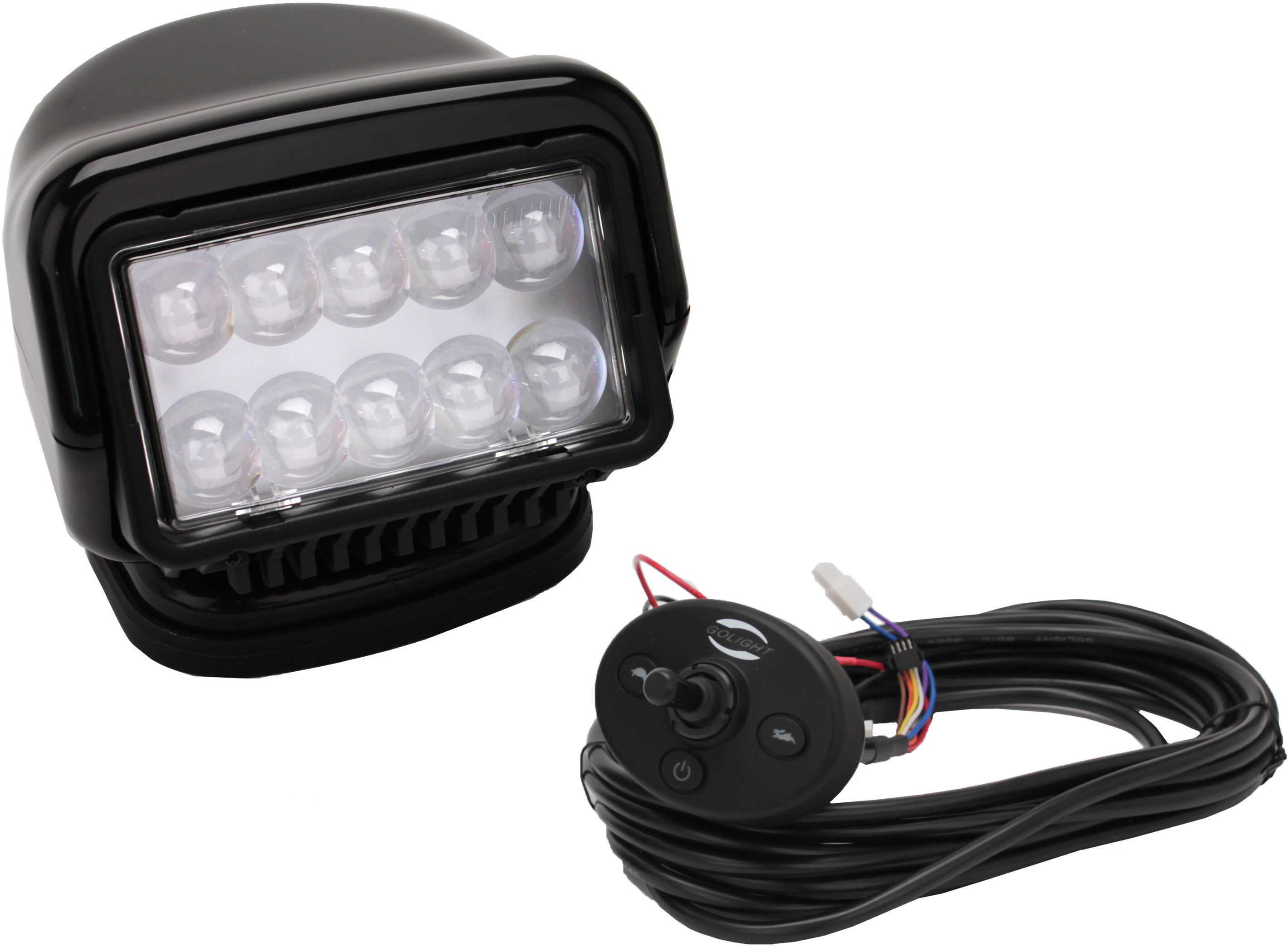 Golight LED Stryker Searchlight w/Wired Dash Remote - Permanent Mount - Black