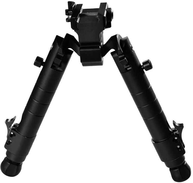 Warne 7901M Skyline Bipod Picatinny Rail 6.9"-9.1" Black Aluminum