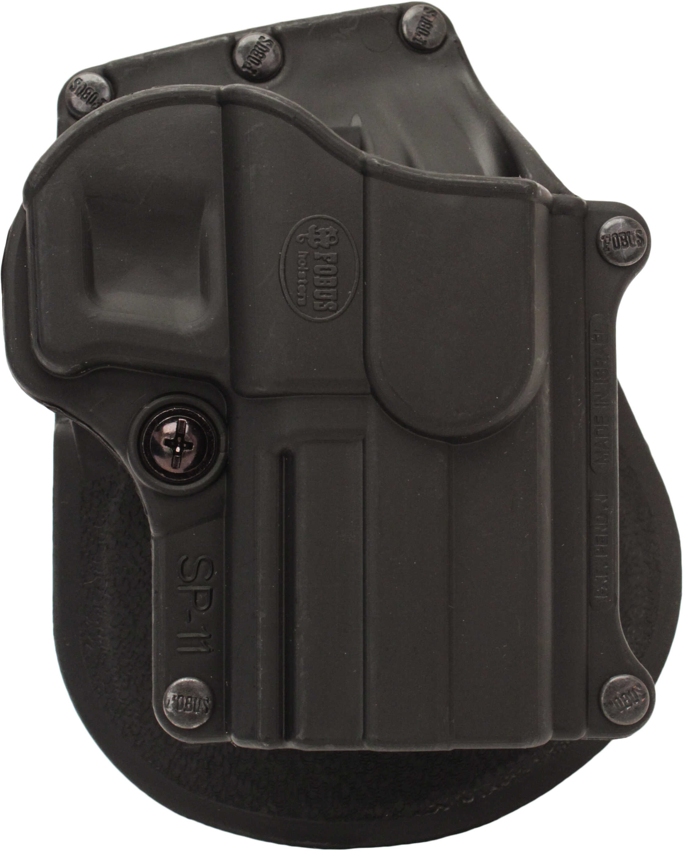 Fobus Paddle Holster Fits Springfield Armory XD Sig 2022 H&K P2000 Right Hand Kydex Black SP11