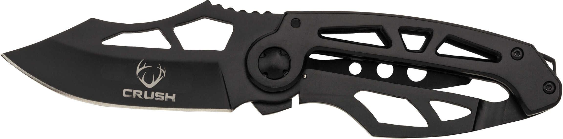 KutMaster Skinner Folder 3.0 in Black Blade Aluminum Handle