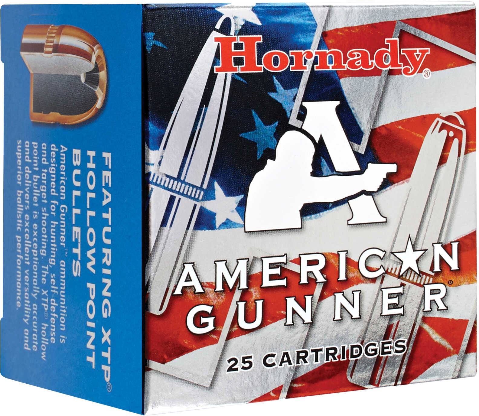 Hornady American Gunner Handgun Ammunition .357 Mag 125 Gr XTP 1275 Fps 25/Box