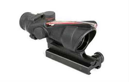 Trijicon 100220 ACOG 4x 32mm Obj 36.8 ft @ 100 yds FOV Black Matte Finish Dual Illuminated Horseshoe 6.8 Ballistic Red