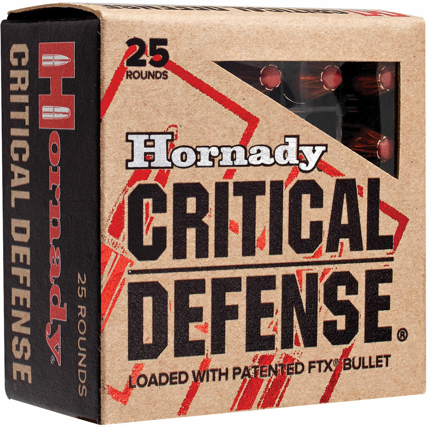 Hornady Critical Defense Handgun Ammo 32 ACP 60 gr. FTX 25 rd. Model: 90063