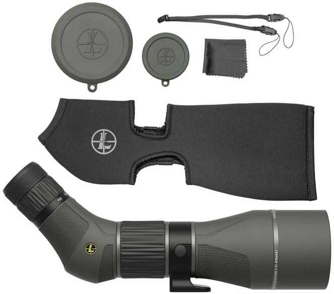 Leupold 175911 SX-5 Santiam HD 27-55X 80mm 105-73 ft @ 1000 yds FOV 19.2-16.6mm Angled Shadow Gray