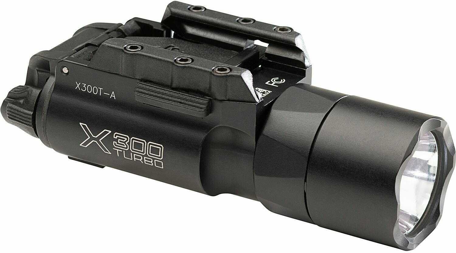 Surefire X300Ta X300T-A Turbo Black Anodized Aluminum Handgun 650 Lumens White Led Bulb 514 Meters Beam