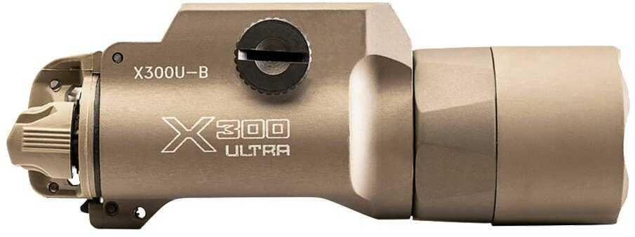 Surefire X300UBTN X300U-B Weapon Light Handgun 1000 Lumens White Led Tan Anodized Aluminum 213 Meters Beam