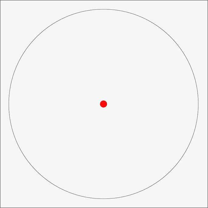 Riton Optics X3 Tactix 1X 25mm 2 MOA Illuminated Red Dot Black