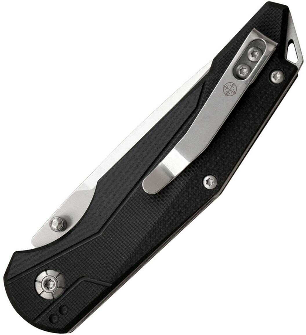 Mc Elite Tactical Chaser 3" Drop Point Folder Black/SS