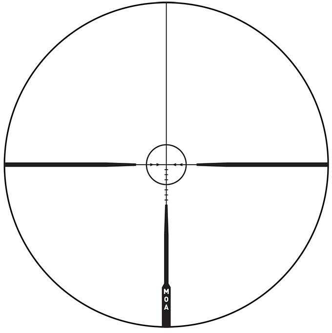 Leupold 180590 VX-Freedom Matte Black 1.5-4X20mm 1" Tube MOA-Ring Reticle