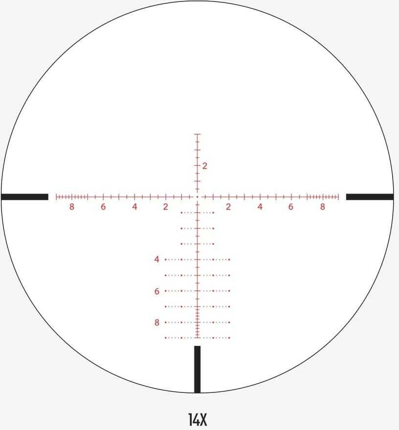 Athlon Talos BTR Gen2 4-14x44 Rifle Scope FFP APRS10 IR-Mil Illuminated Black