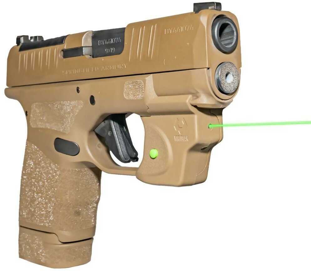 Viridian 912-0047 E Series Flat Dark Earth W/Green Laser Fits Springfield Hellcat Handgun