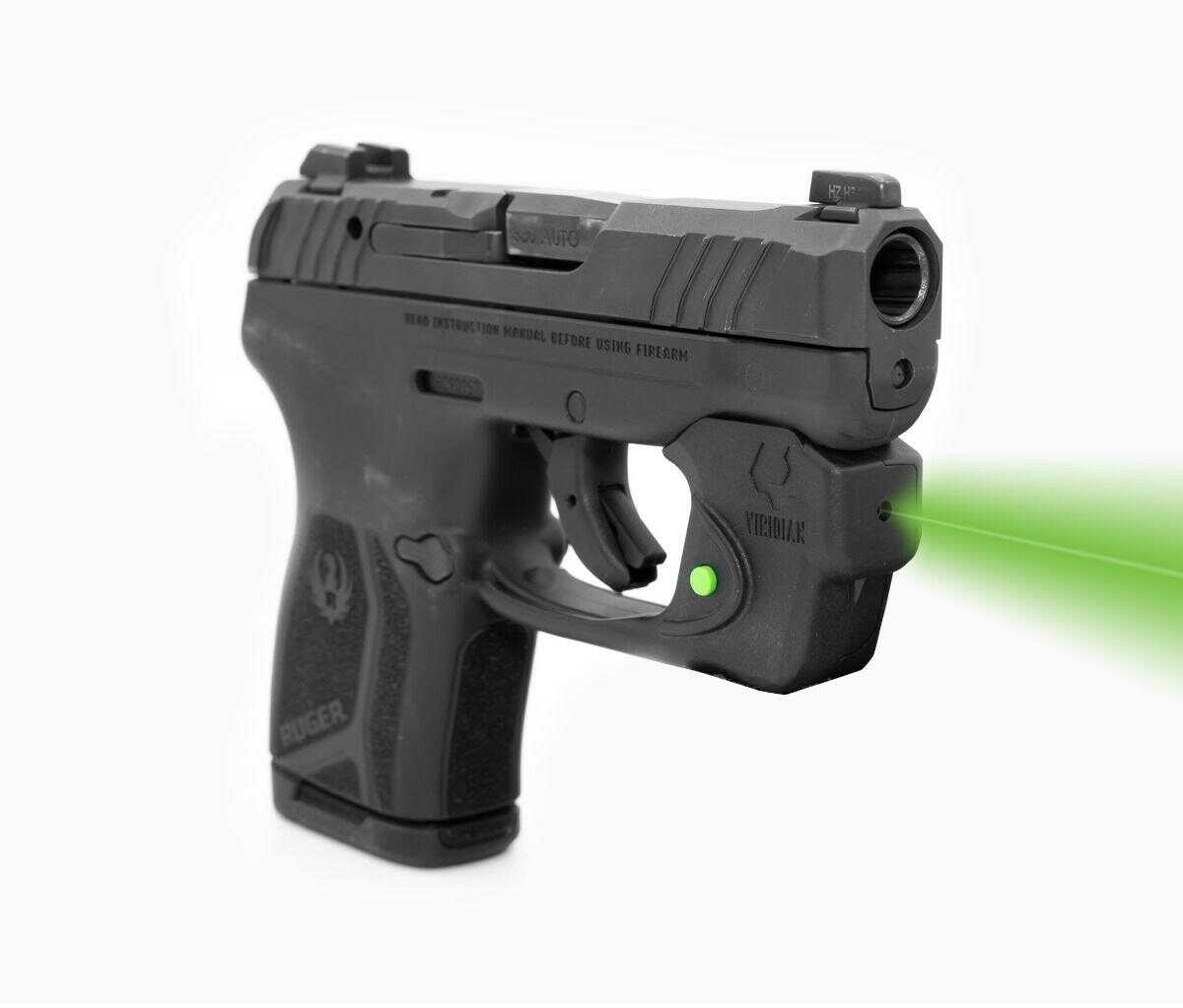 Viridian 912-0071 E Series Black W/Green Laser Fits Ruger LCP Max Handgun