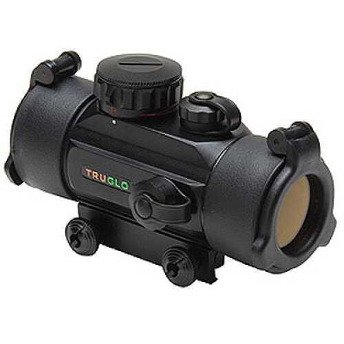 Truglo TG8030B Traditional 1x 30mm Obj 5 MOA Red Dot Black Matte CR2032 Lithium