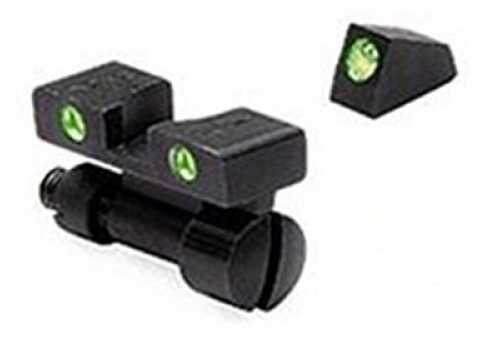 Meprolight USA 227703101 Tru-Dot Day/Night Tritium Sights S&W KLN Frame Adjustable Green Black